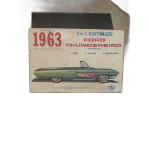 Palmer Plastics 1963 Ford Thunderbird Convertible model kit